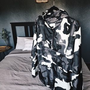 HUF Worldwide Winter Camo Windbreaker